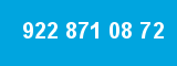 922 871 08 72 922 871 08 72